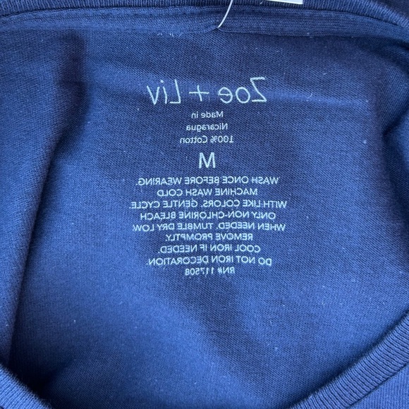 Zoe + Liv Blue USA Graphic Short Sleeve Tee - Picture 3 of 4